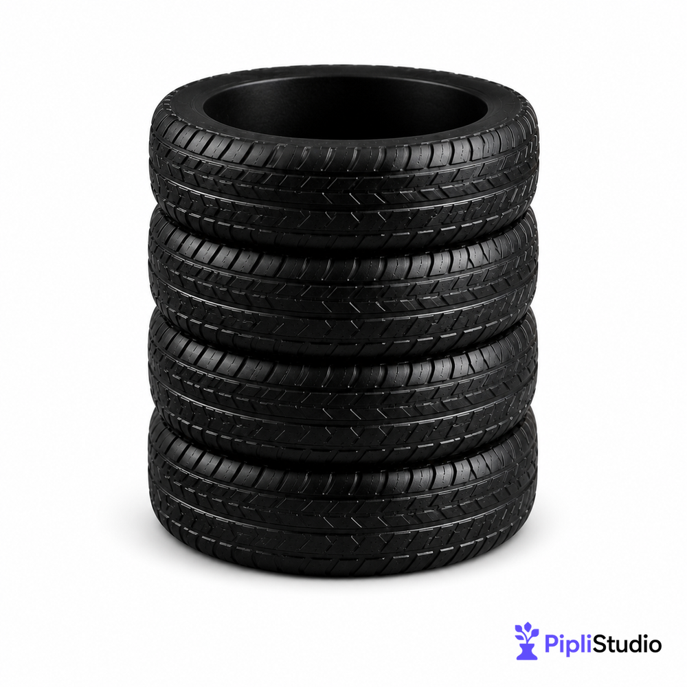 Tyre Stack Pen Holder – Stylish Desk Organisation