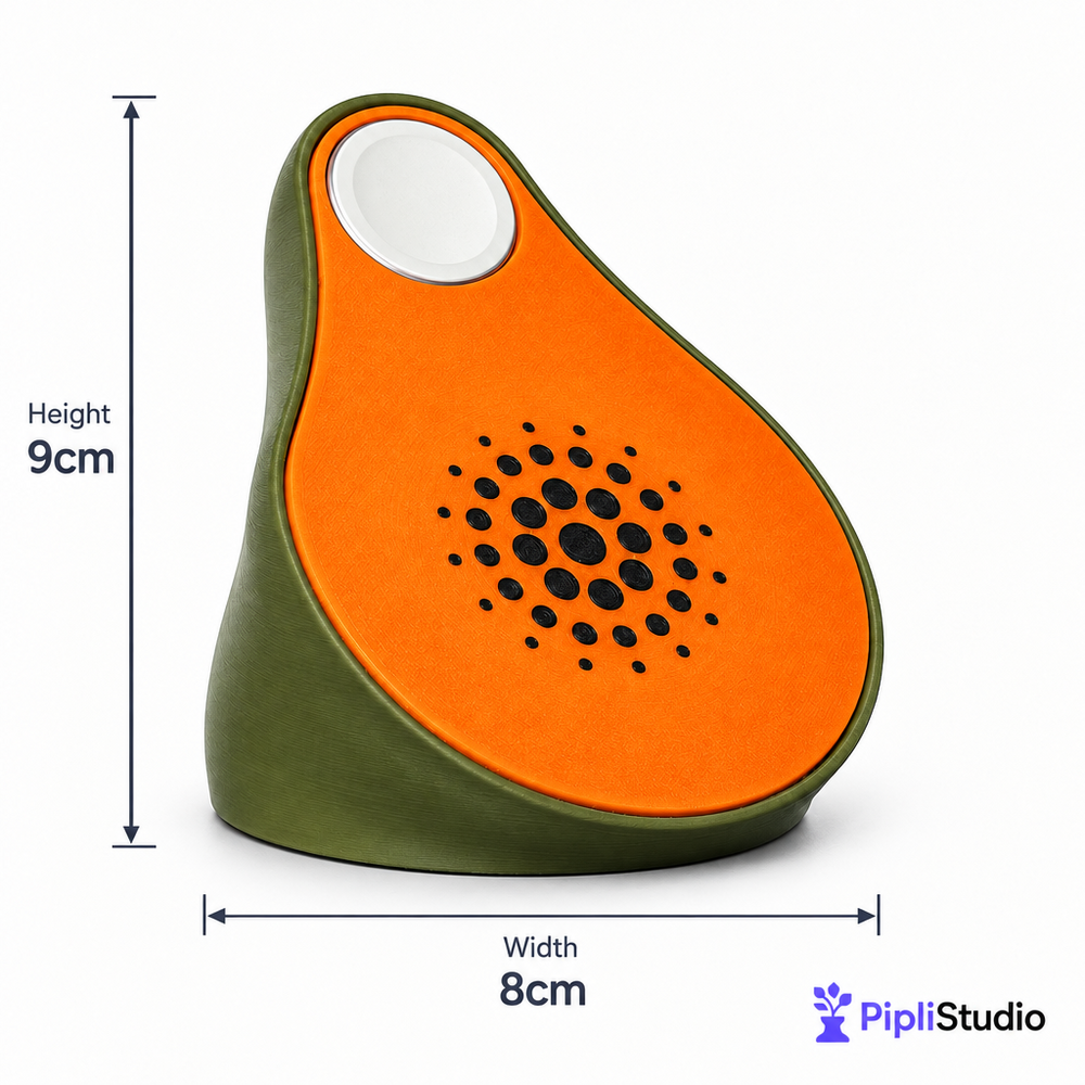 Papaya iWatch & AirPods Charging Dock