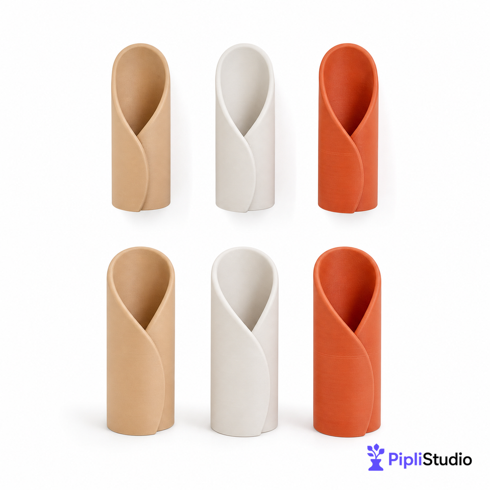 Wrap Tube Propagation Vase Holder for Wall & Table (Set Of 6)