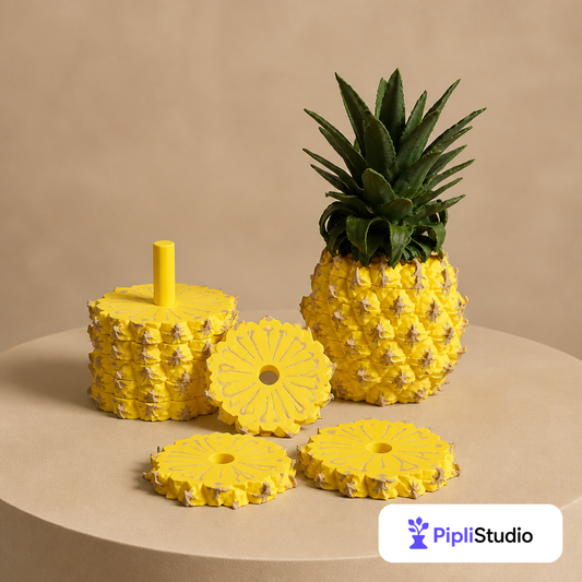 pineapple-coaster-set