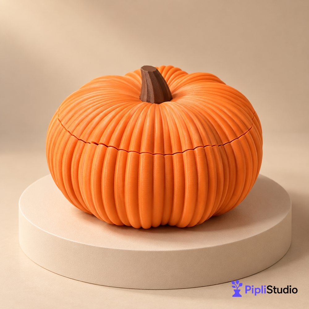Pumpkin Bowl - Fruit, Vegetable Storage Container & Organizer with Removable Lid