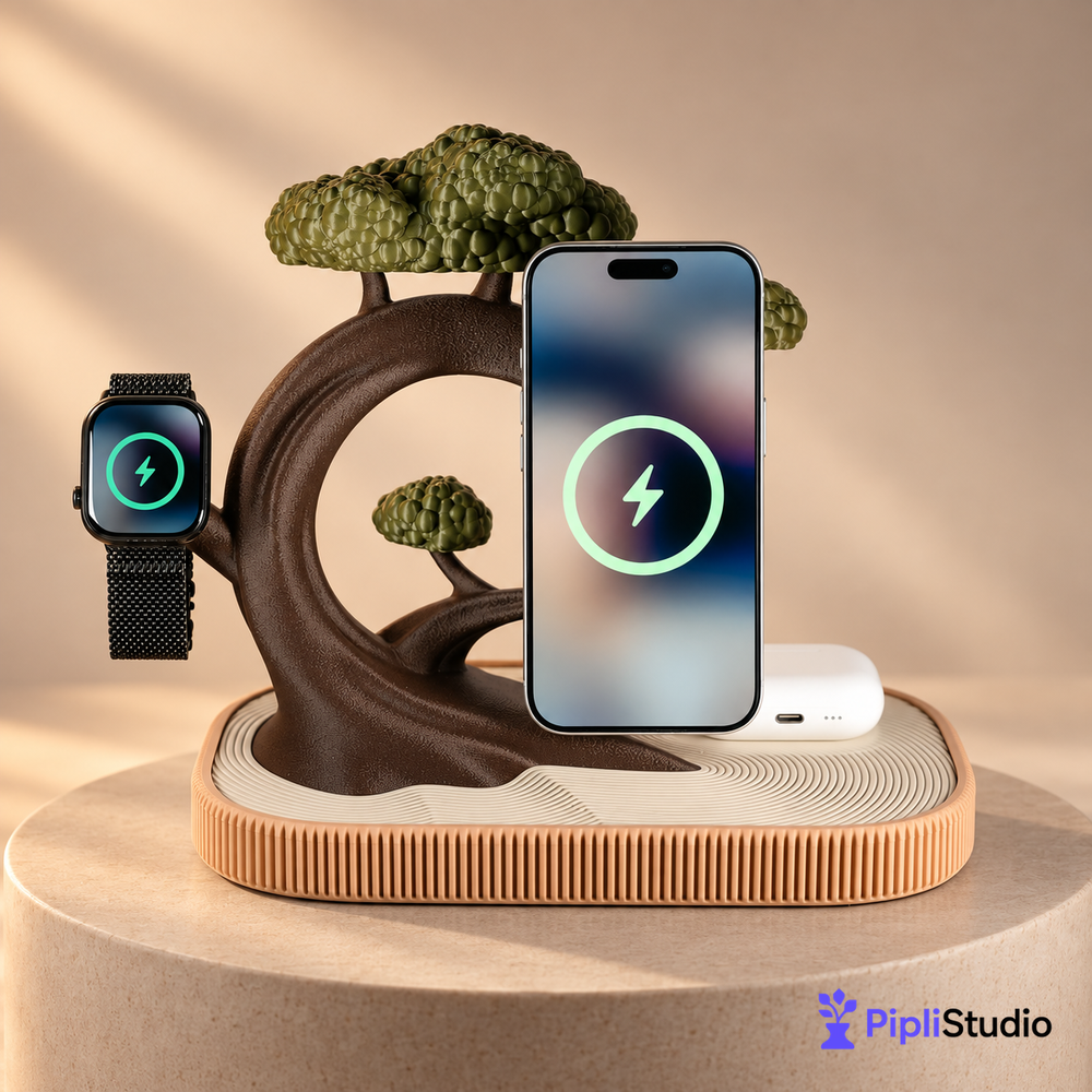 Bonsai MagSafe Dock for Apple iPhone, iWatch, & Airpods