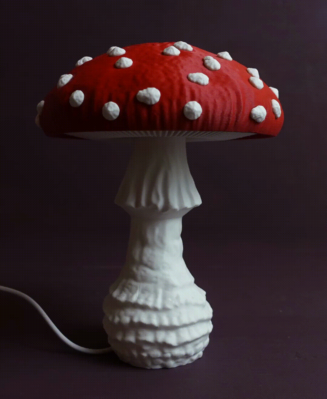 Mushroom Lamp β Amanita Muscaria Design
