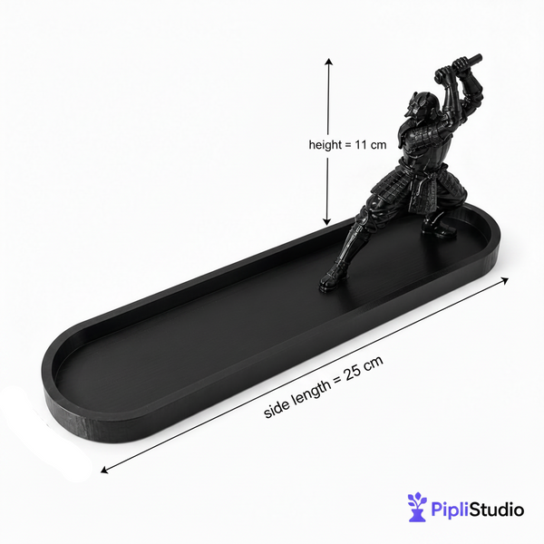 Katana Warrior Incense Holder with Ash Catcher
