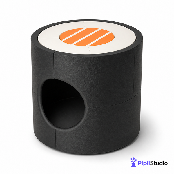 Sushi Roll Cat House Table – Cozy 2-in-1 Furniture