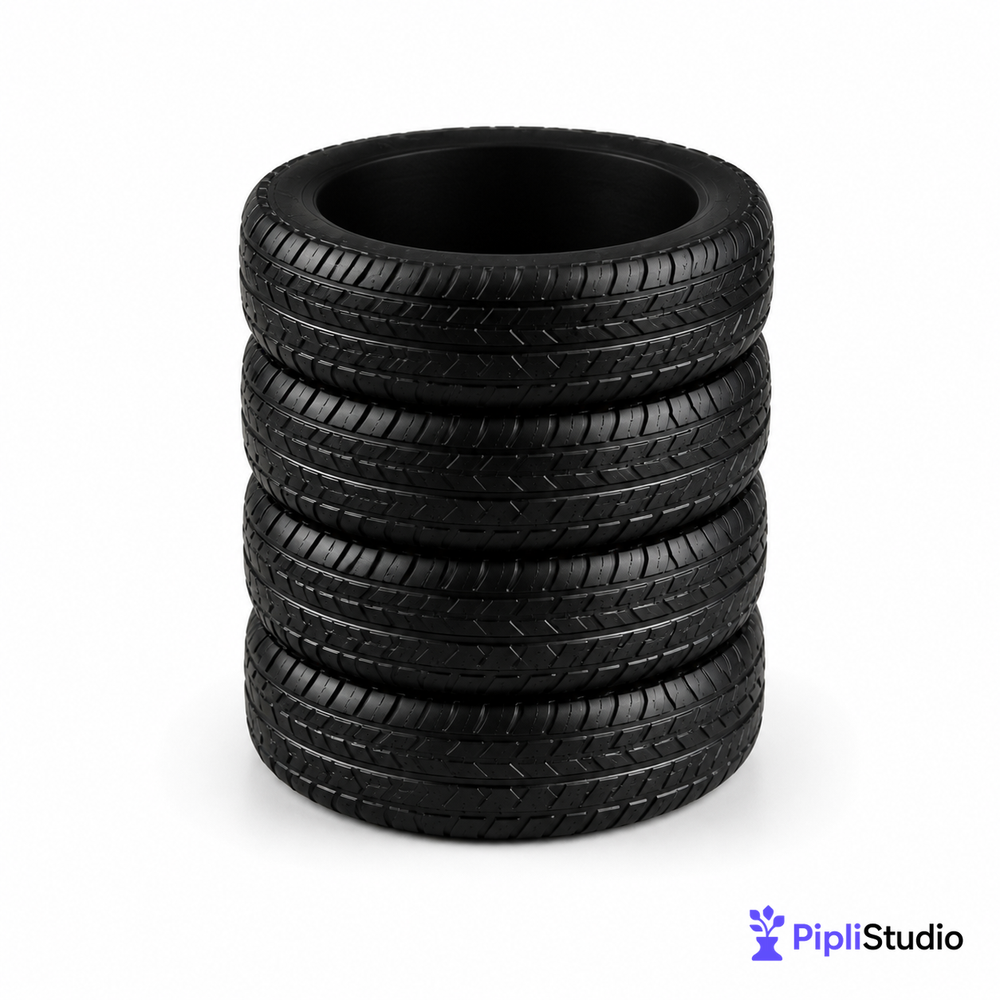 Tyre Stack Pen Holder – Stylish Desk Organisation