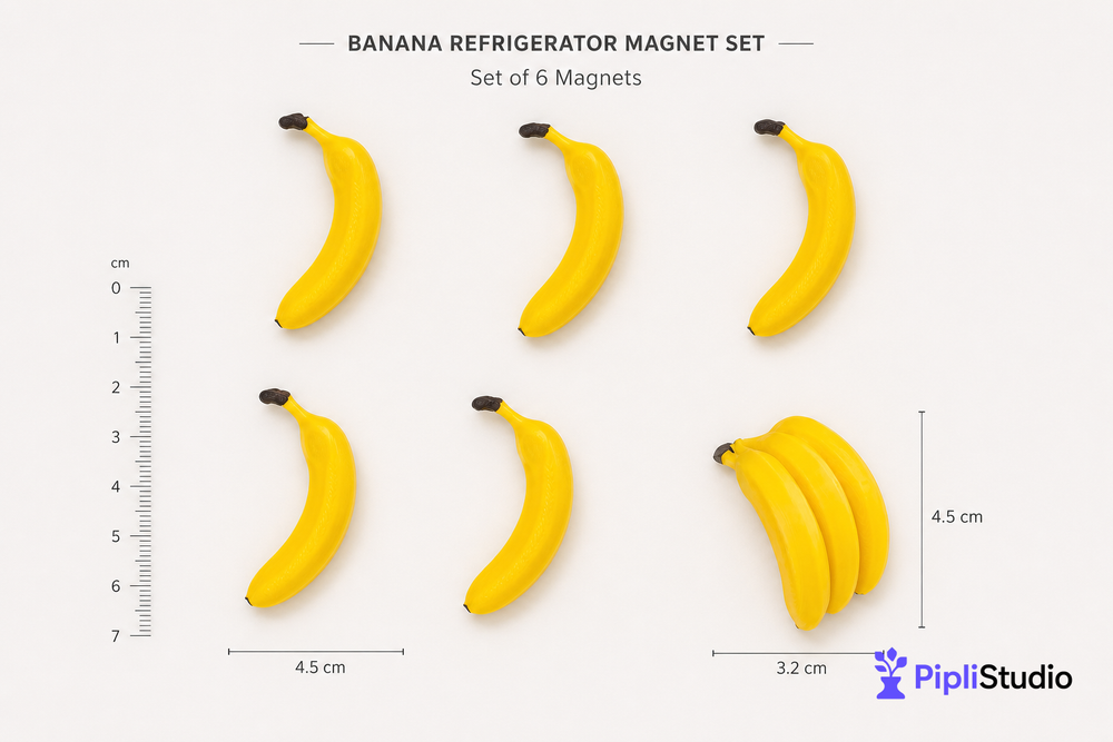 Banana Fridge Magnets β Fun Kitchen & Home Decor