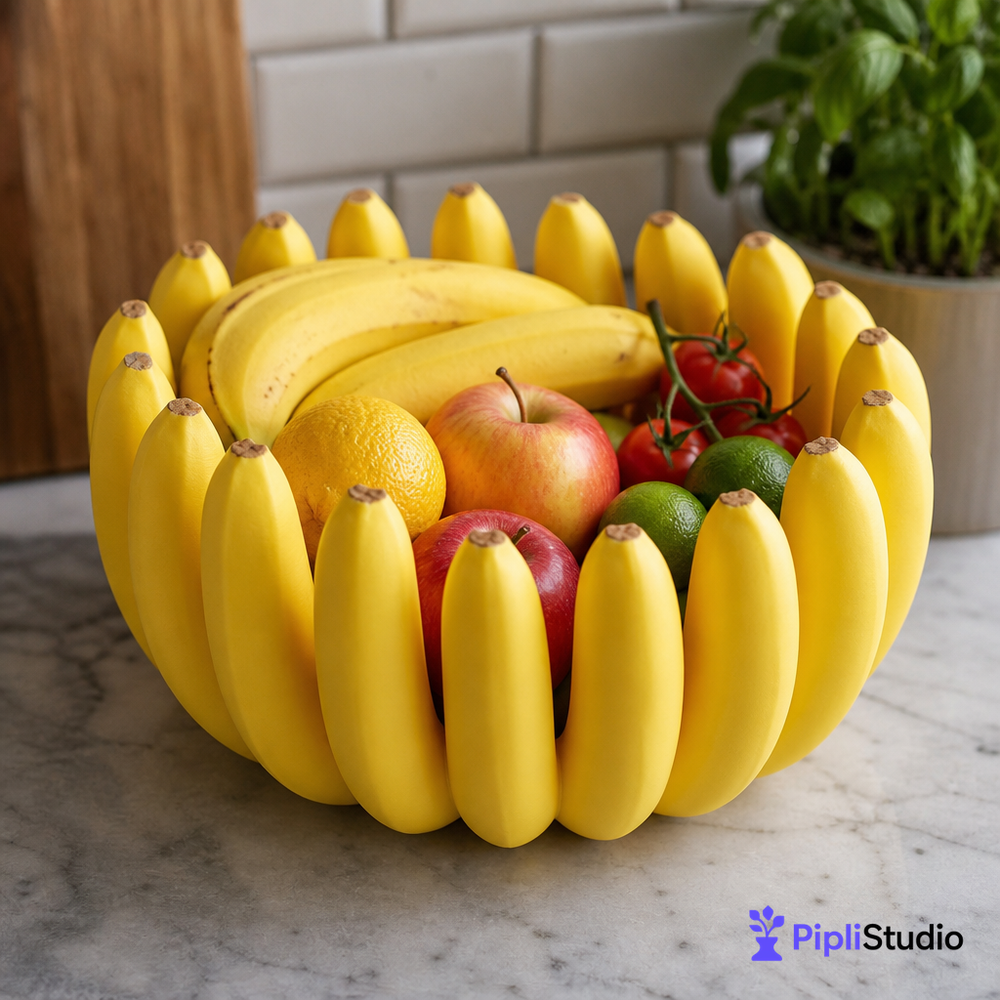 Banana Bowl β Fruit, Vegetable Storage Container & Organizer