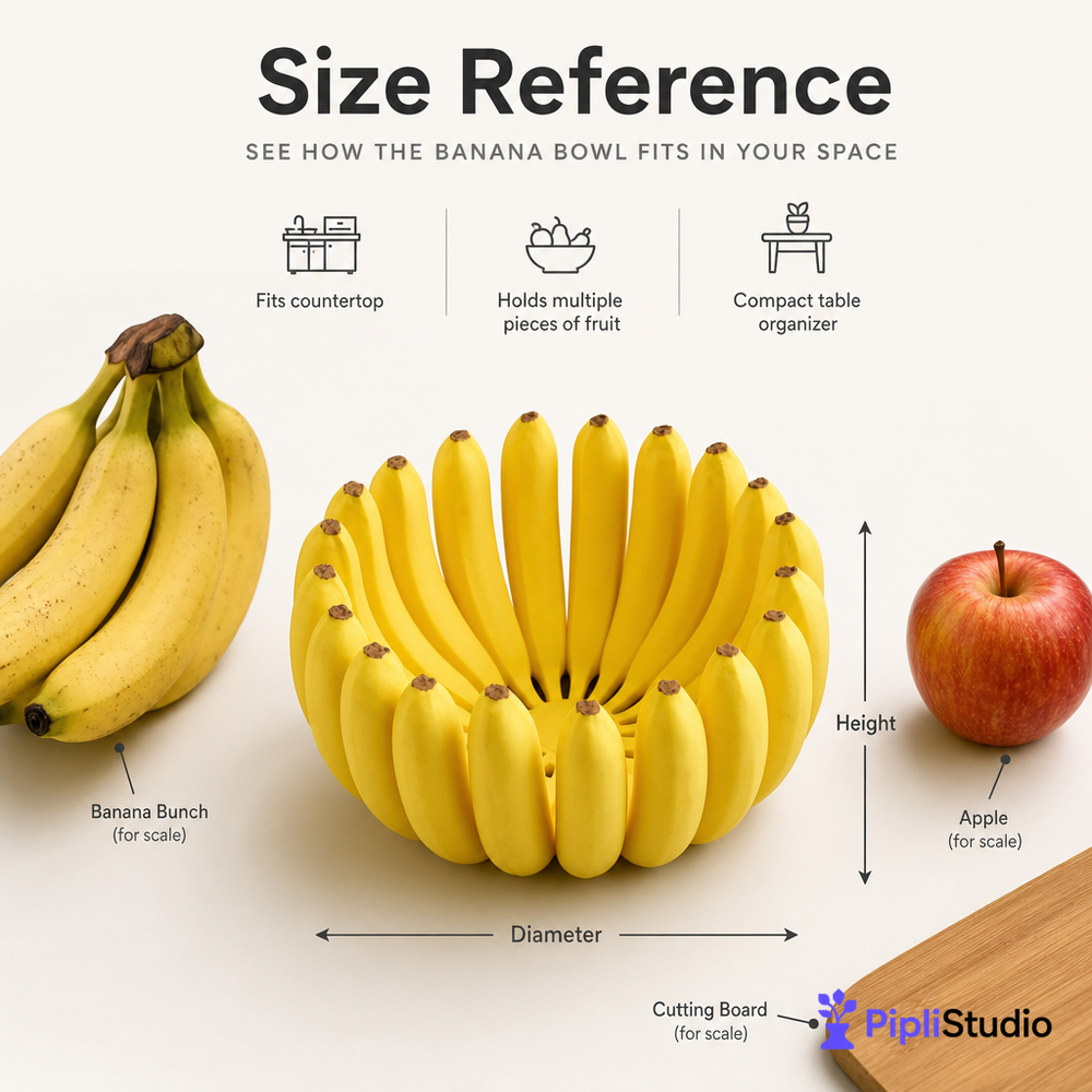 Banana Bowl β Fruit, Vegetable Storage Container & Organizer