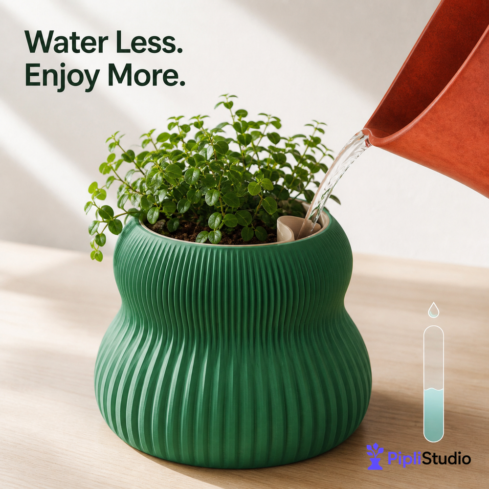 Modular Self-Watering Planter Set | Easy Plant Care (Pack of 2)