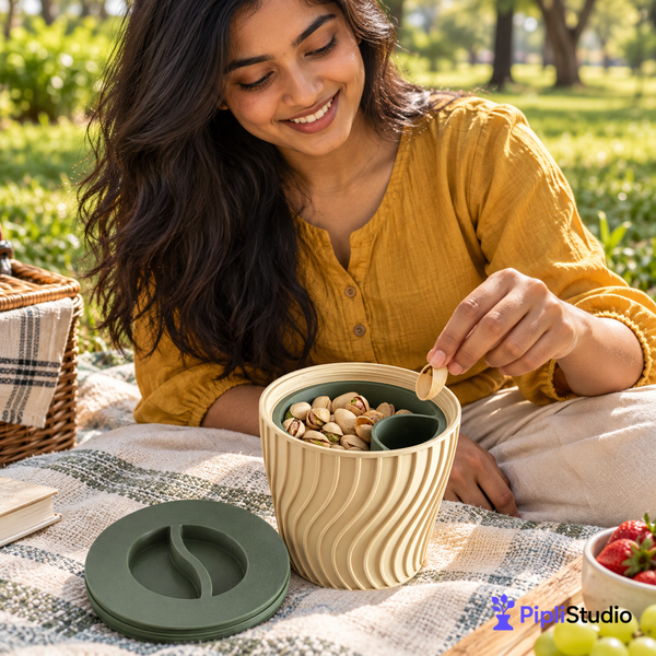 Pistachio Cup with Hidden Waste Compartment (Pista Cup)