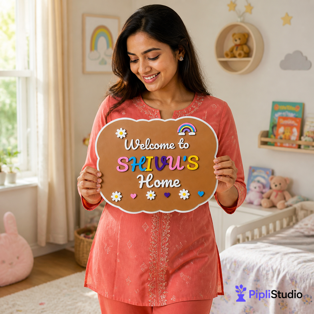 Personalized Kids Room/Home Sign – Custom Name Decor