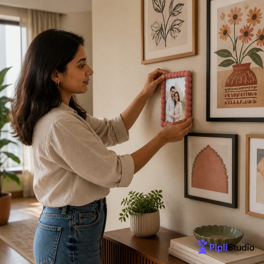 Bubble 4x6 Photo Frame – Tabletop & Wall-Mount