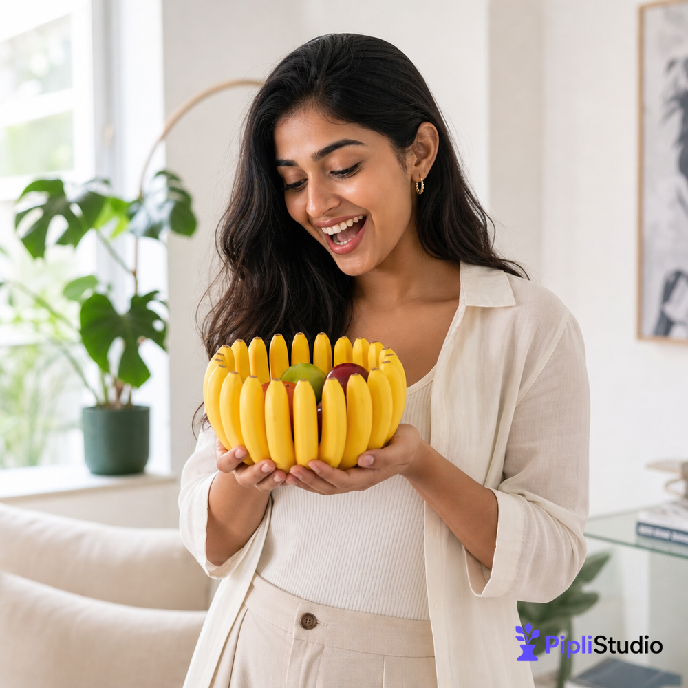 Banana Bowl β Fruit, Vegetable Storage Container & Organizer