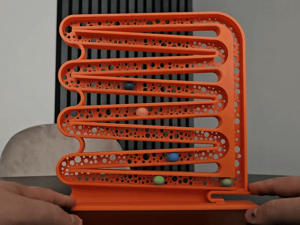 Smooth Marble Run/Gravity Spiral Ball Run – Kinetic Desktop Toy for Kids & Adults