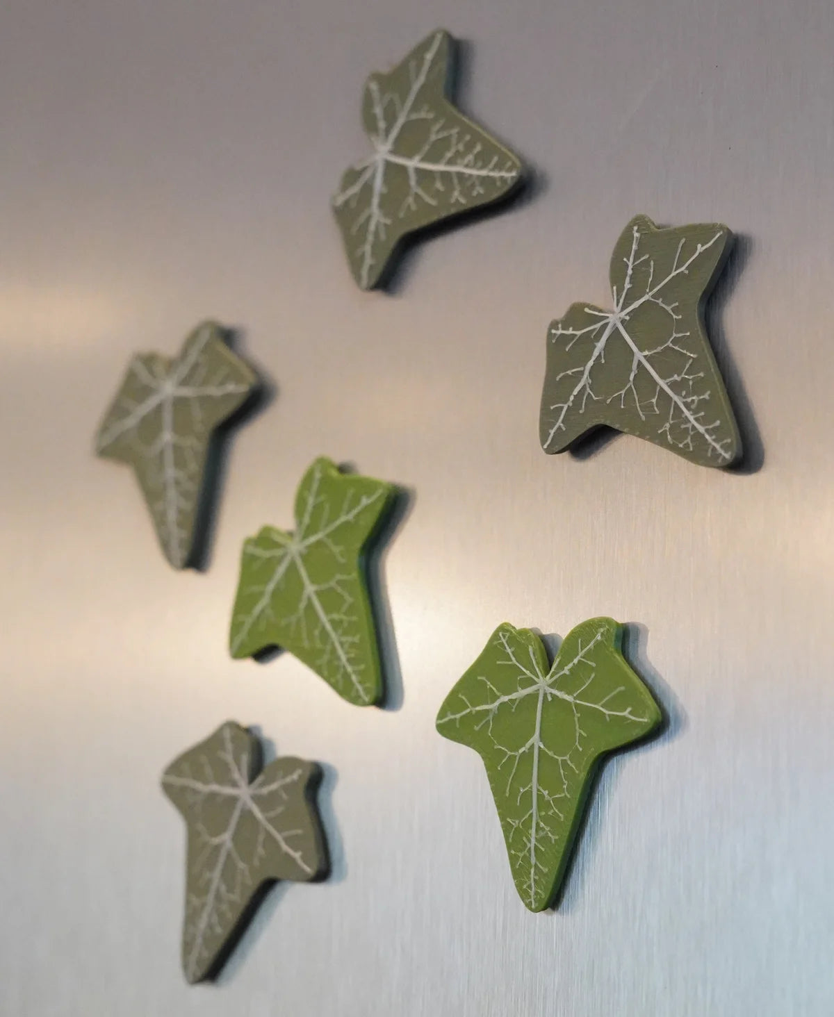 MagLeaf Magnetic Vine With Articulating Stems, Fridge Magnet (Morning Glory & Ivy Leaf)