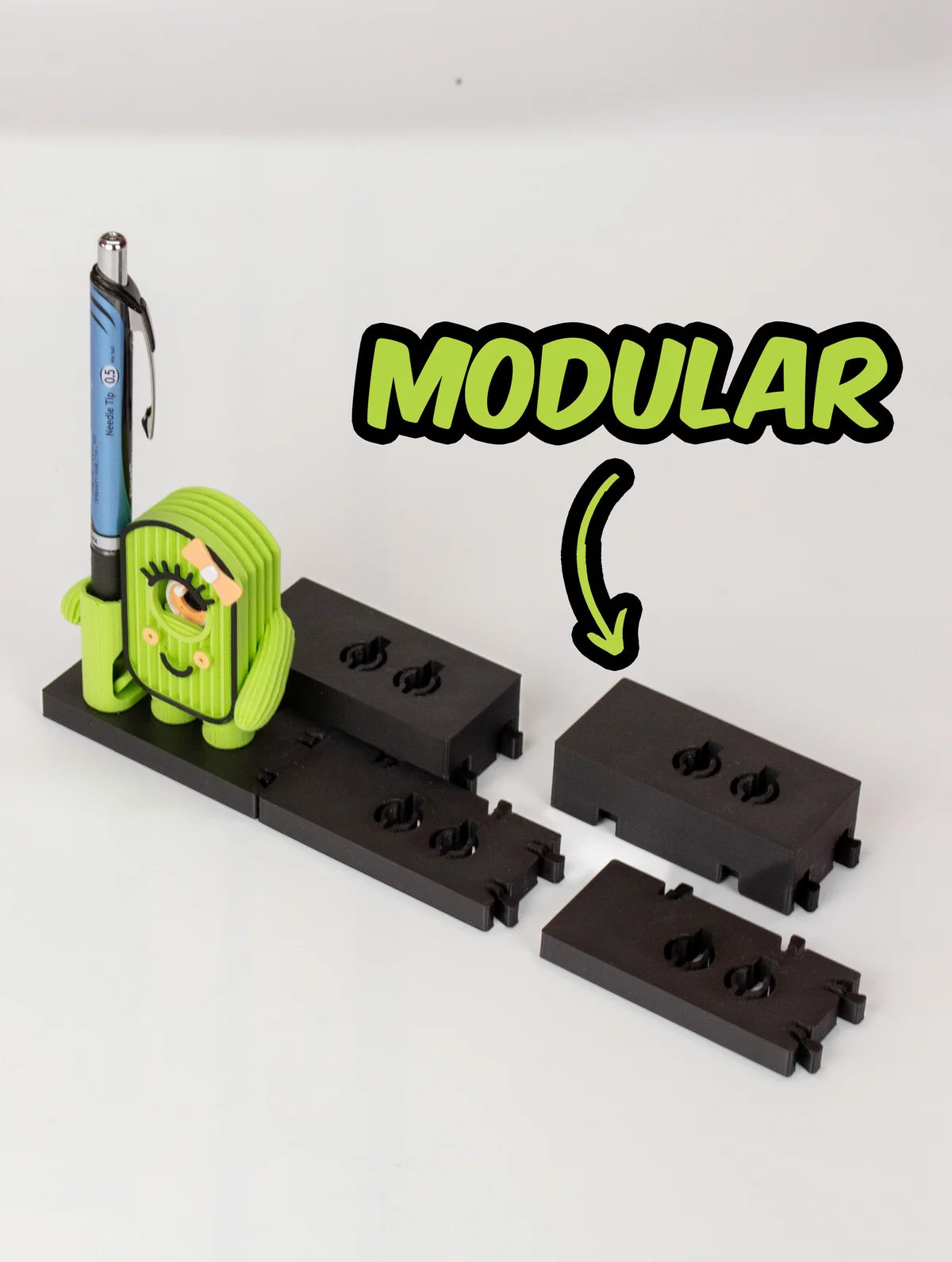 Minions Desk Pen Holder, Modular Desk Organizer, Boy & Girl Characters