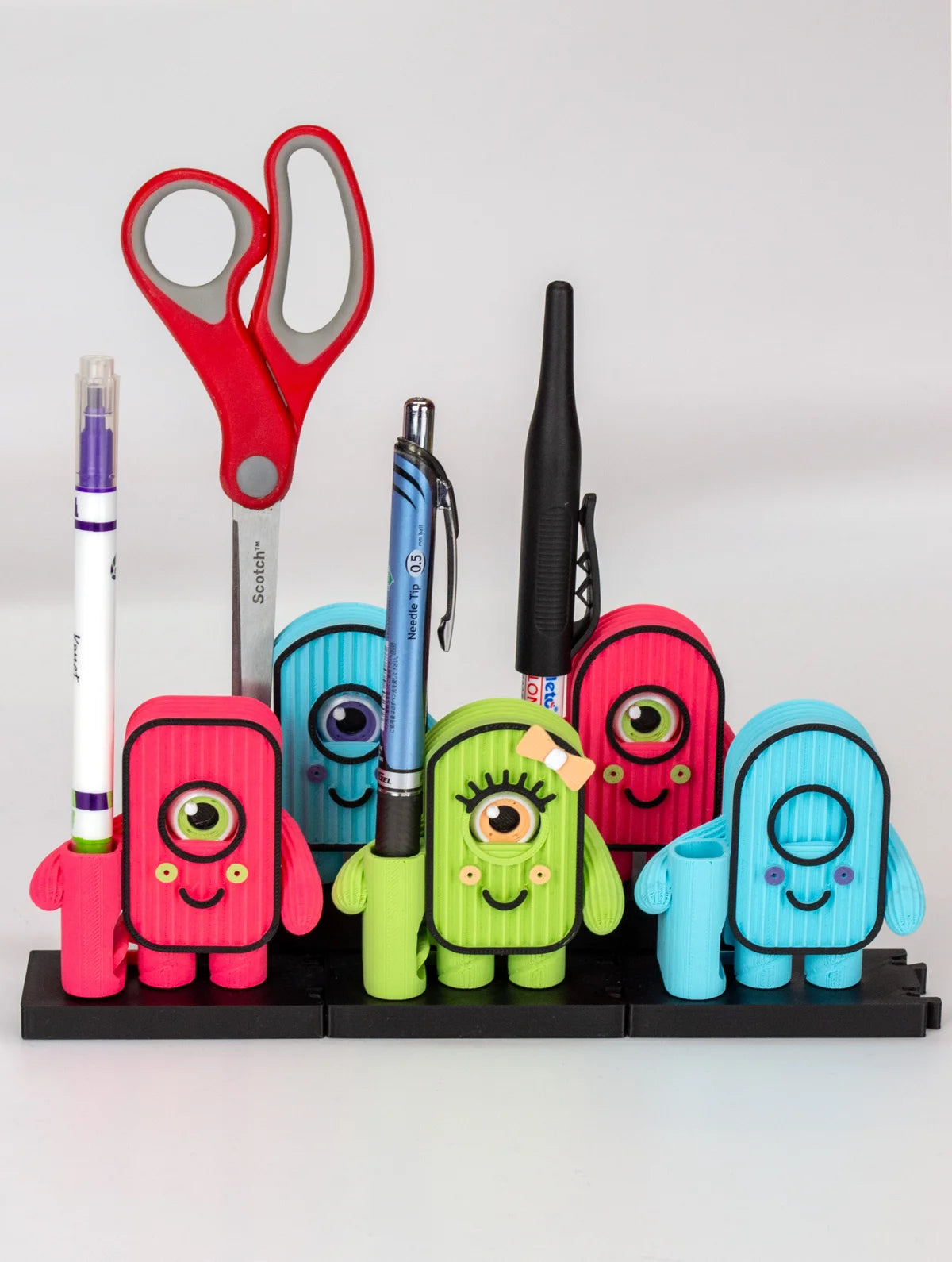 Minions Desk Pen Holder, Modular Desk Organizer, Boy & Girl Characters