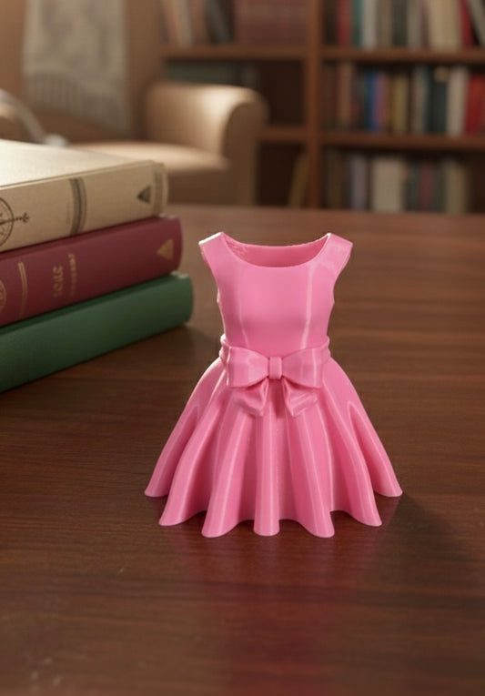 Dress-Shaped Pen Holder (Single Colour)