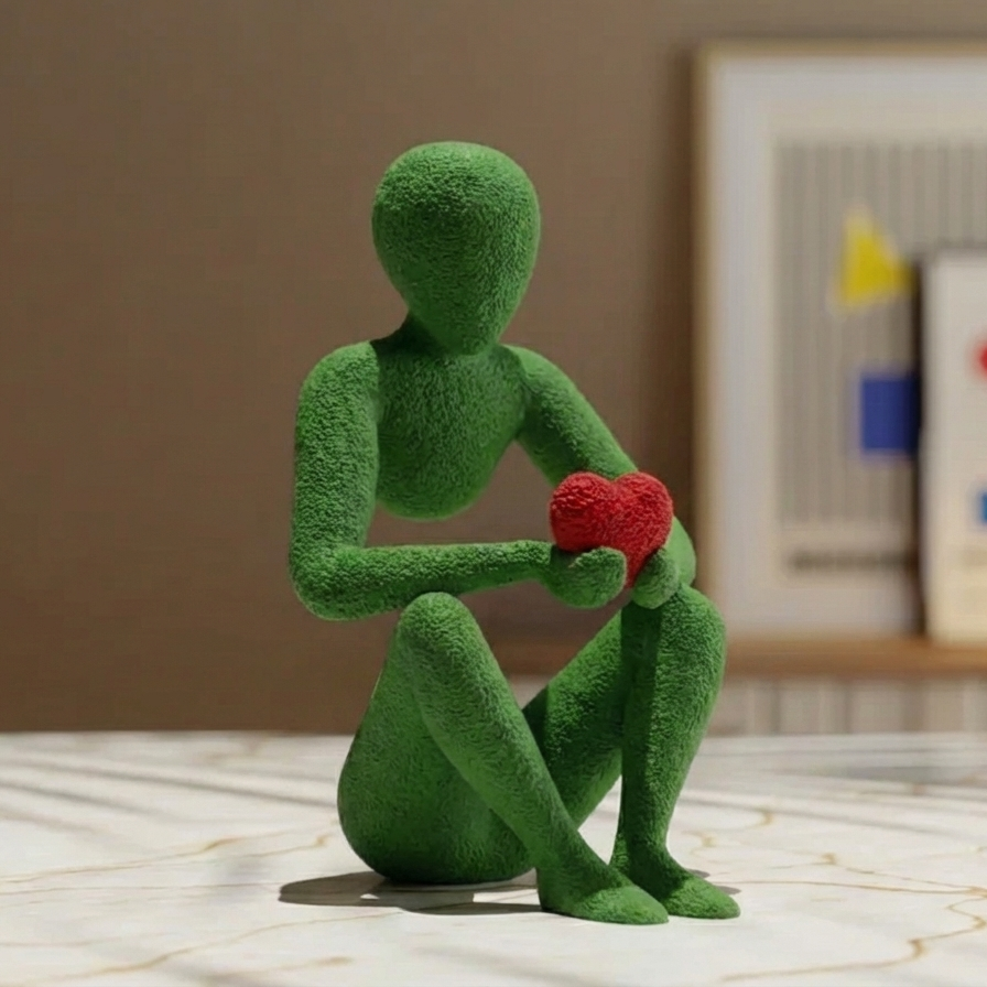 NOBody Love's Embracep - A Minimalist Sculpture