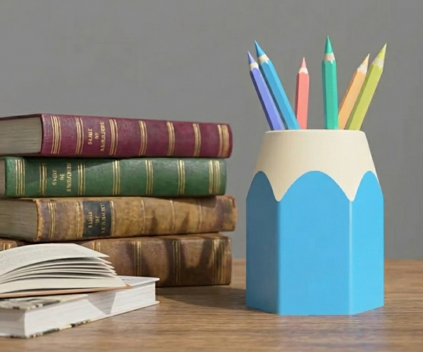 Pencil Shaped Pen Holder