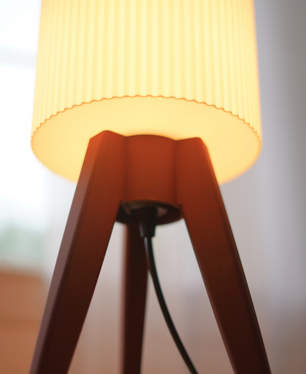 Elowen Table Lamp, Sculptural Shade, App-Controlled (16M Colours)