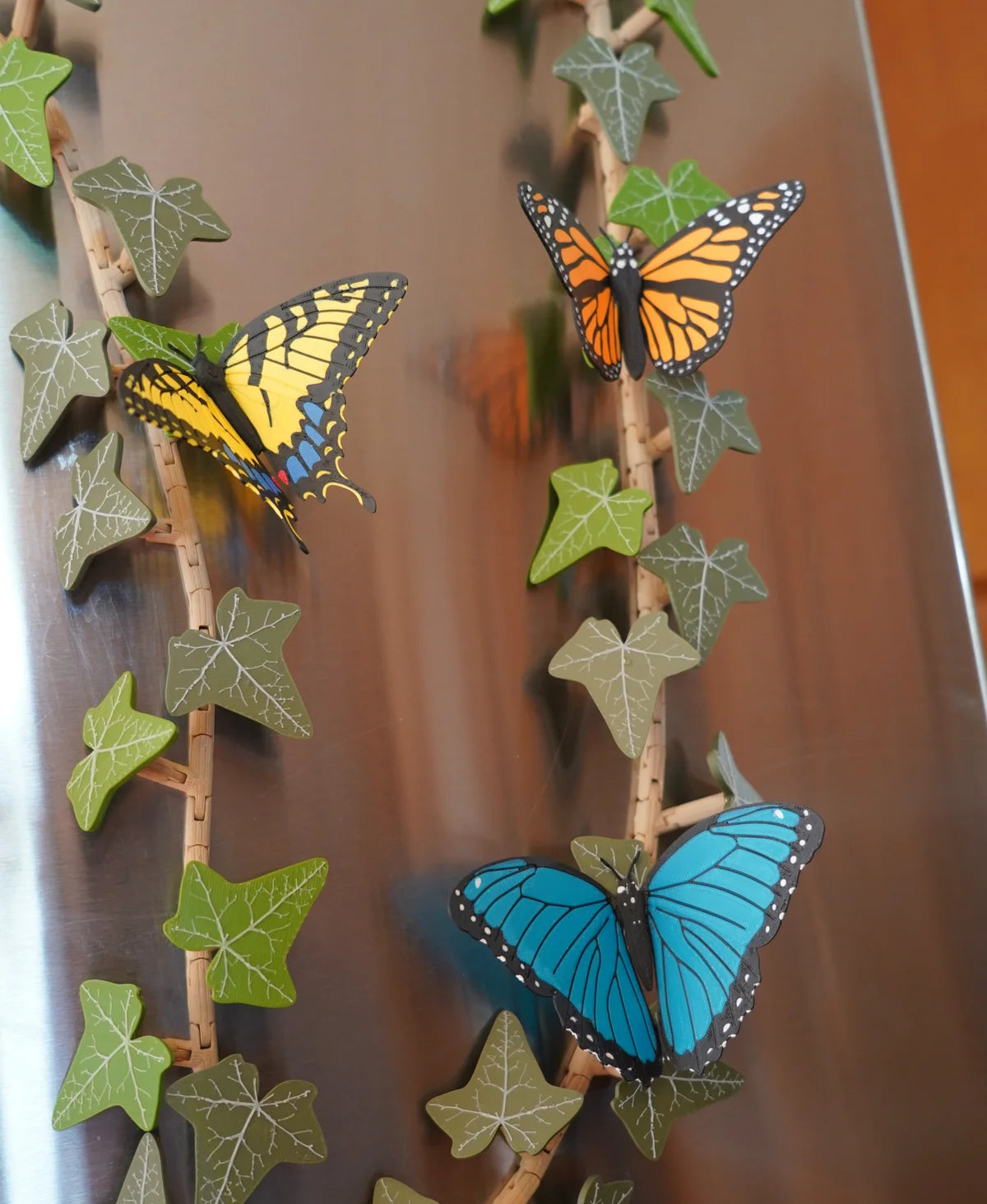 Butterfly Fridge Magnets (Set Of 3)