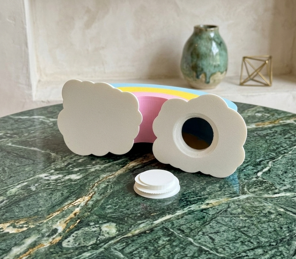 Rainbow Cloud Piggy Bank