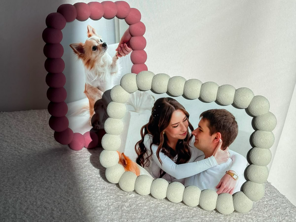 Bubble 4x6 Photo Frame – Tabletop & Wall-Mount
