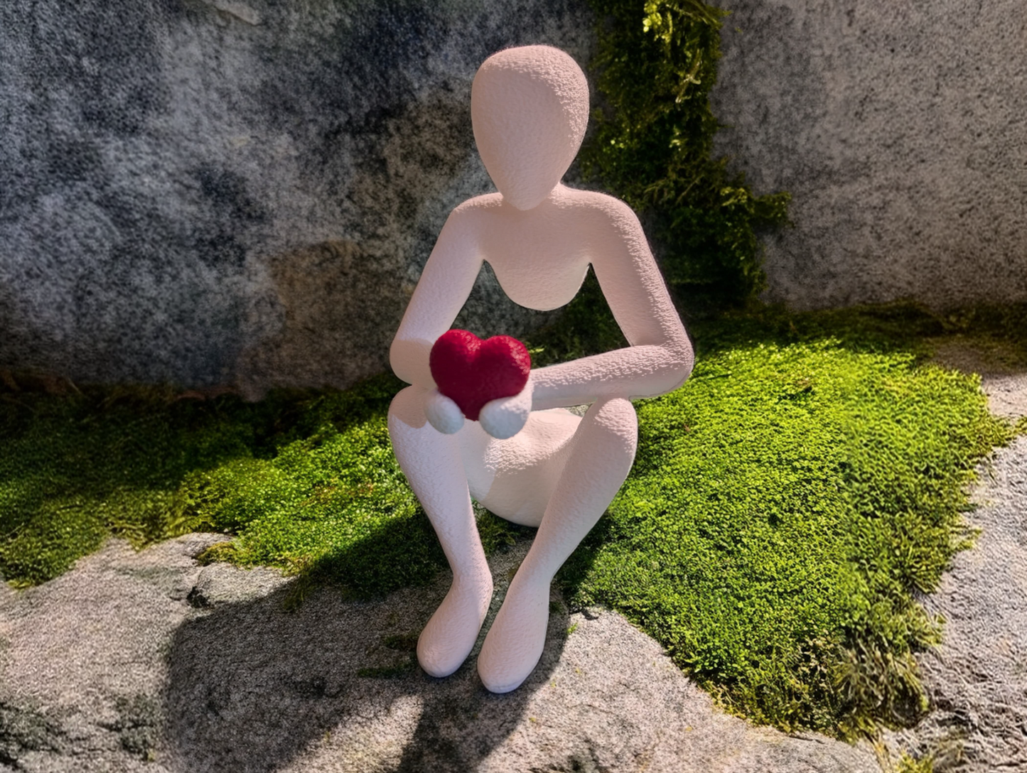 NOBody Love's Embracep - A Minimalist Sculpture