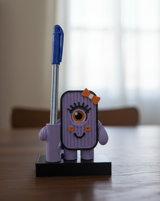 Minions Desk Pen Holder, Modular Desk Organizer, Boy & Girl Characters
