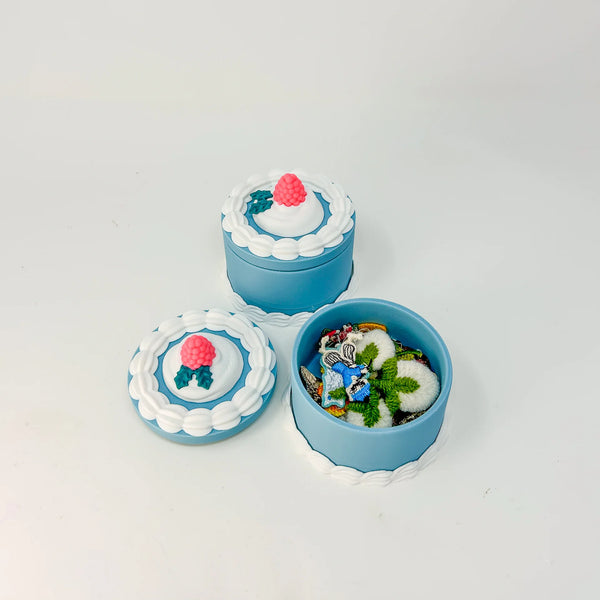 Vanilla Creamy Cake Container - Jewelry Box and Gift Holder
