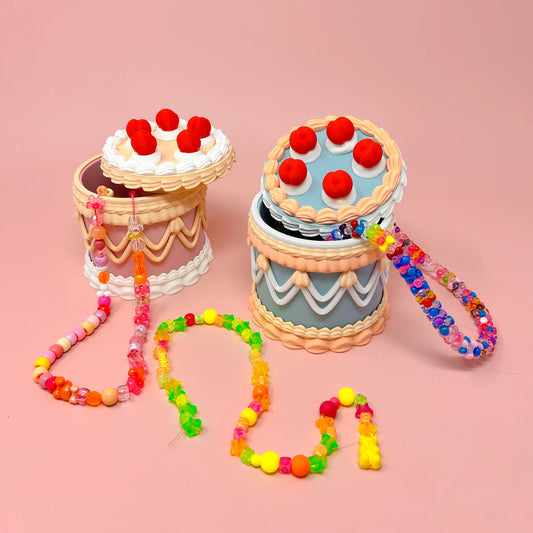 Vintage Victorian Cake Container: Decor, Keepsake, Gift, Jewellery Box