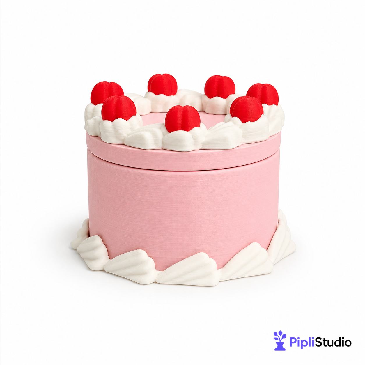 Round Cake Container - Jewelry Box
