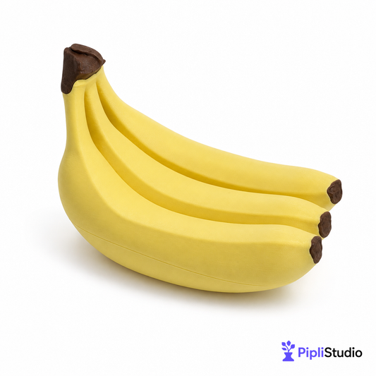 Banana Soap Dish with Hidden Drip Tray