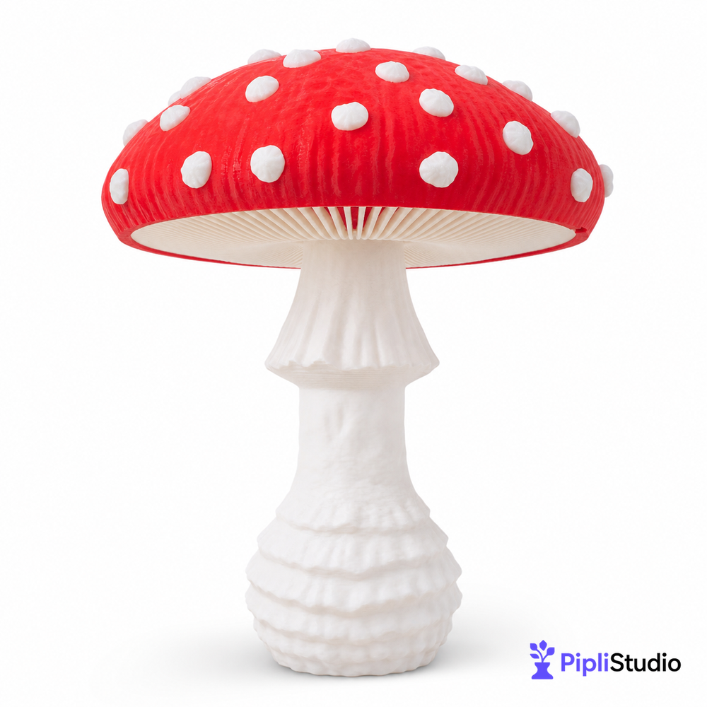 Mushroom Lamp – Amanita Muscaria Design