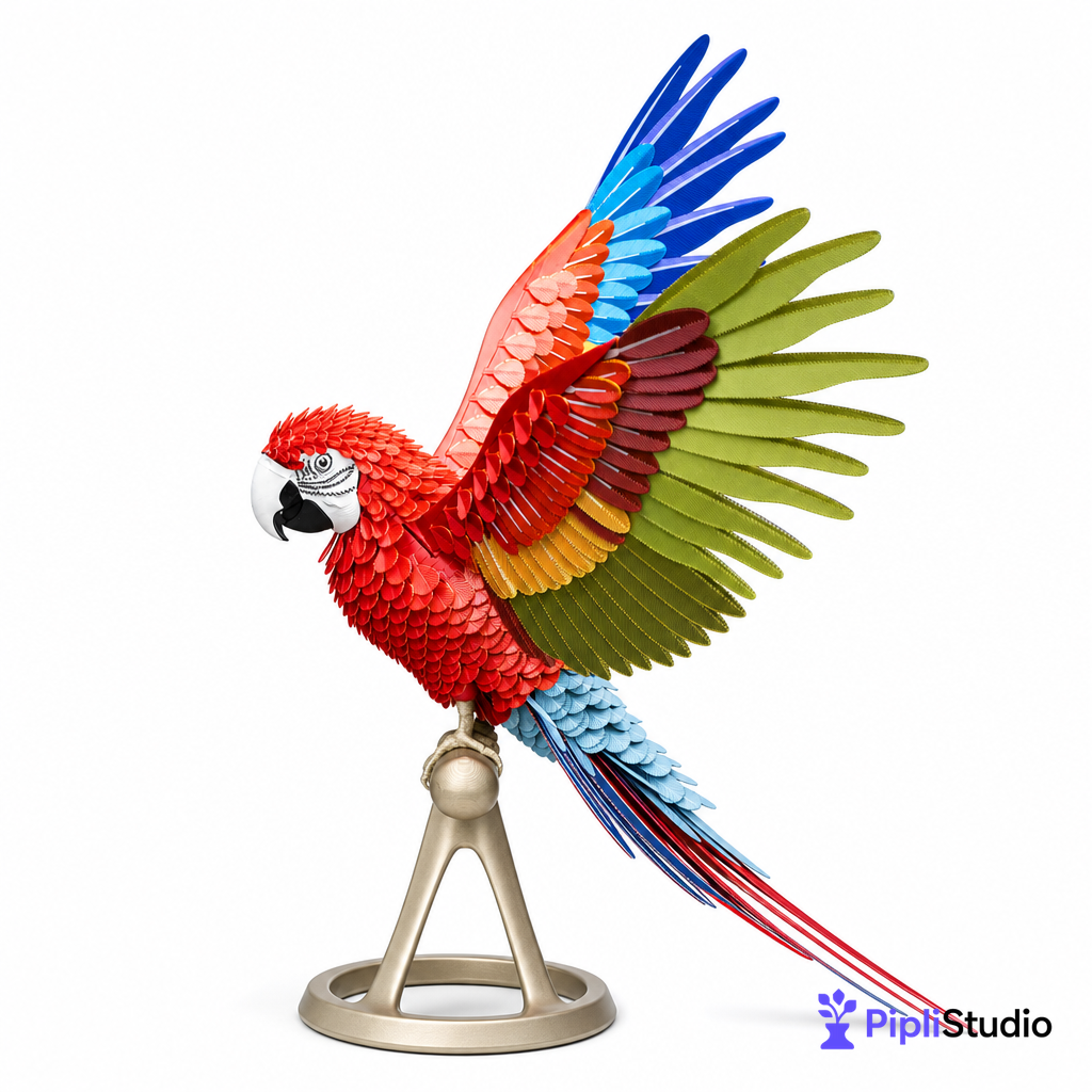Life-Size Macaw 3D Wall Decor Puzzle