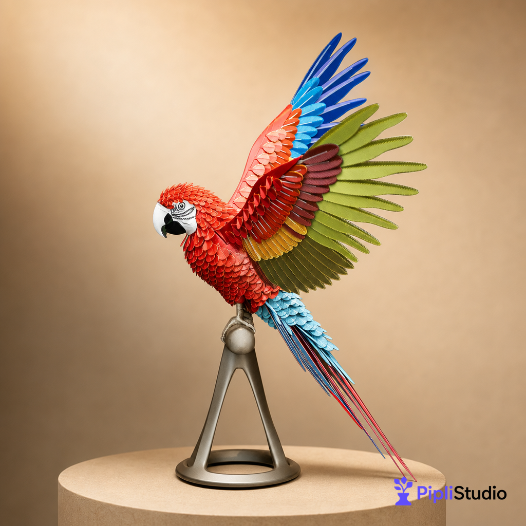 Life-Size Macaw 3D Wall Decor Puzzle