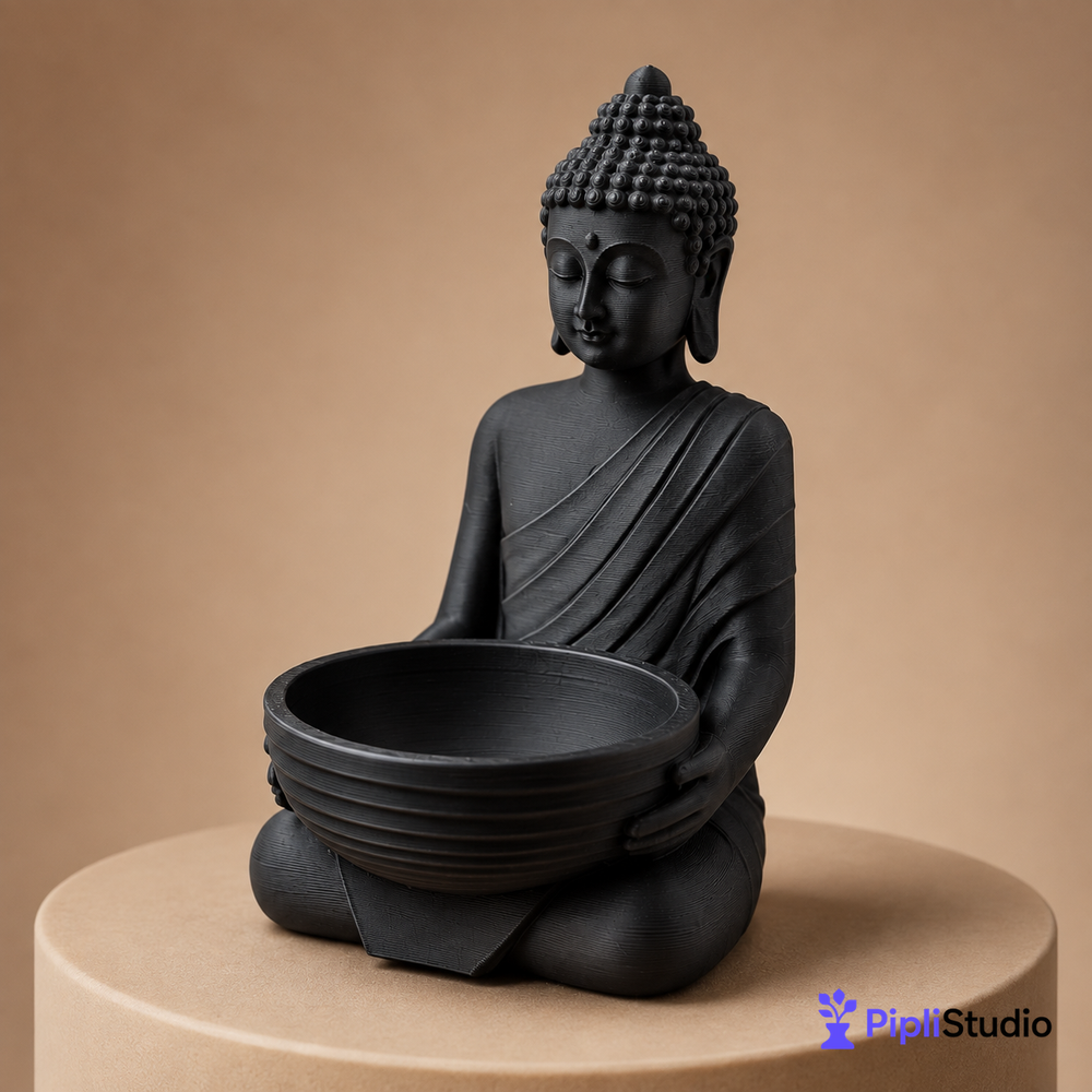 Buddha Incense Holder for Calming Spaces (Single Colour)