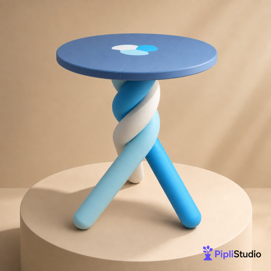 Cloud Puff 3D Printed Coffee Table