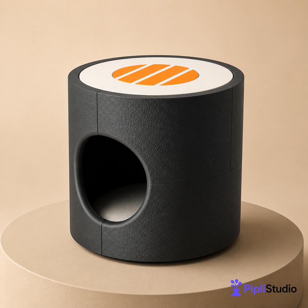 Sushi Roll Cat House Table – Cozy 2-in-1 Furniture