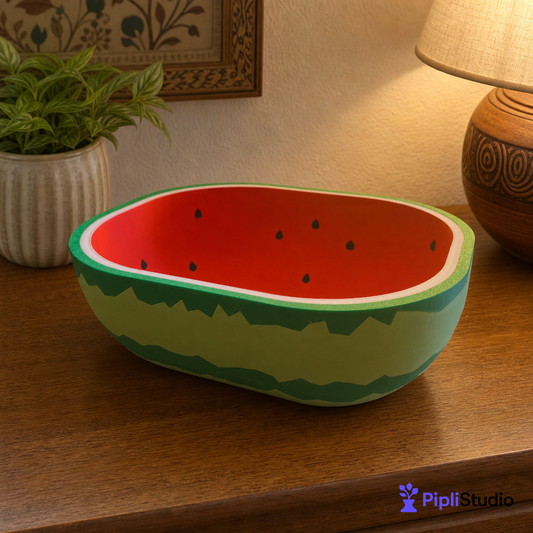 Watermelon Bowl - Fruit, Vegetable Storage Container & Organizer