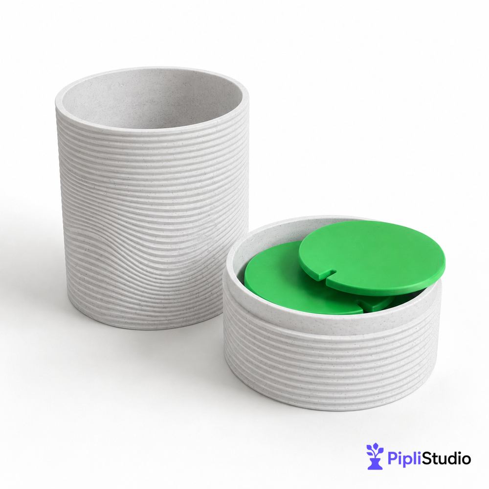 Cactus Coaster Vase – Stylish Space-Saving Decor