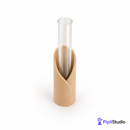 Wrap Tube Propagation Vase Holder for Wall & Table