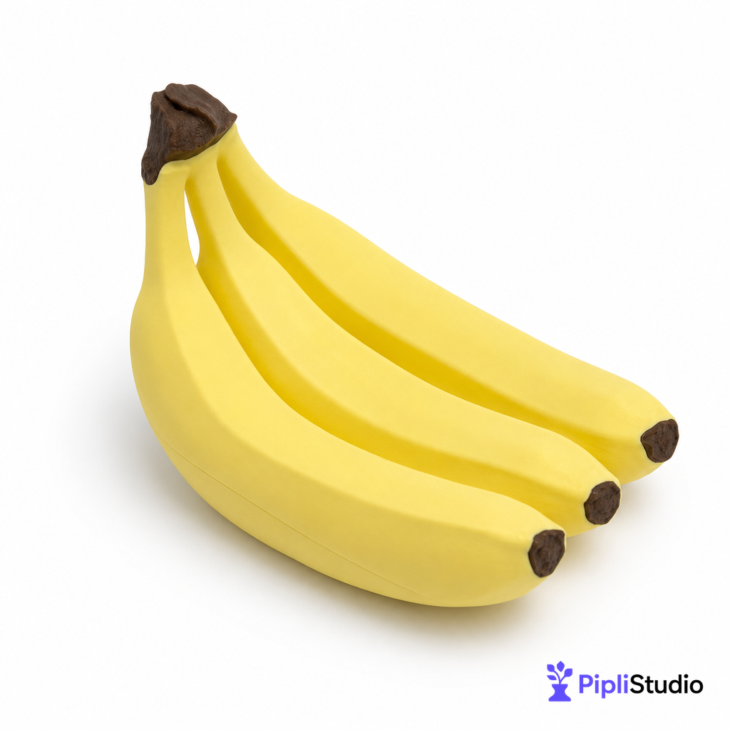 Banana Soap Dish with Hidden Drip Tray