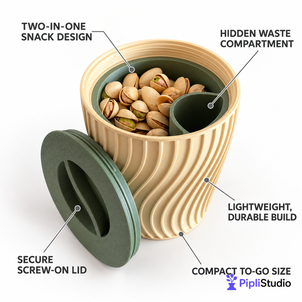 Pistachio Cup with Hidden Waste Compartment (Pista Cup)