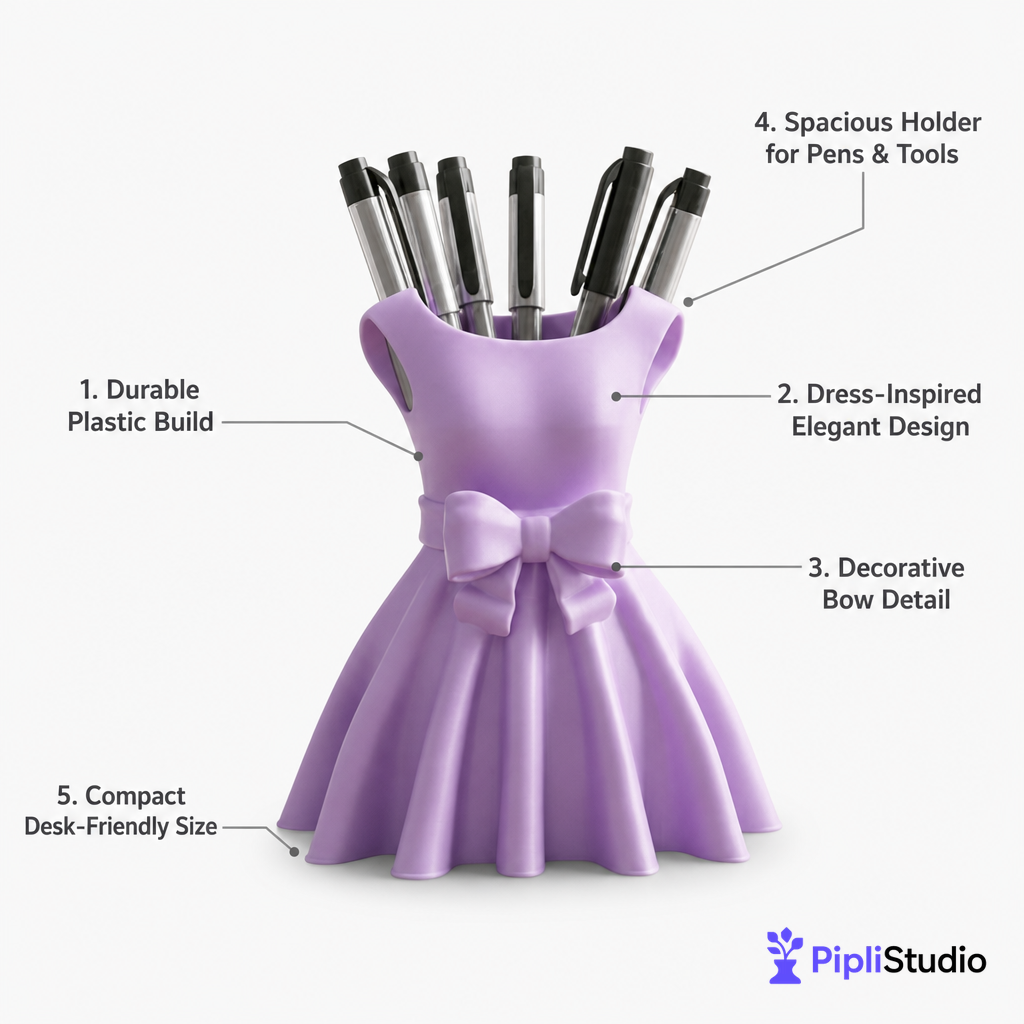 dress-shaped-pen-holder-single-colour