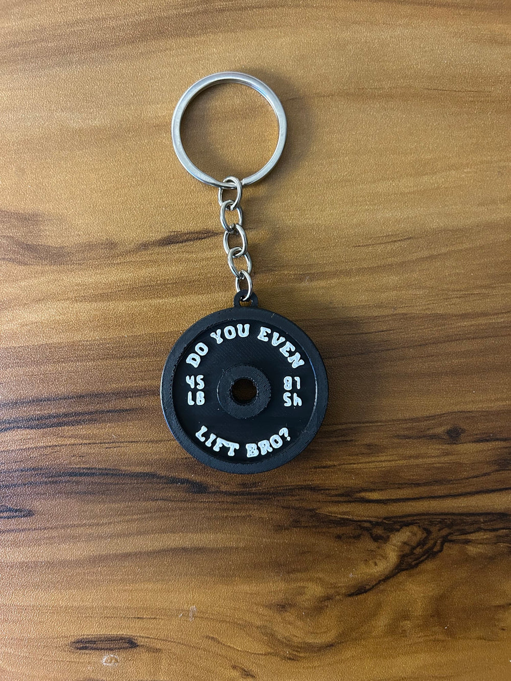 “Do You Even Lift Bro?” – Weight Plate Gym Keychain for Fitness Lovers (Pack of 2)