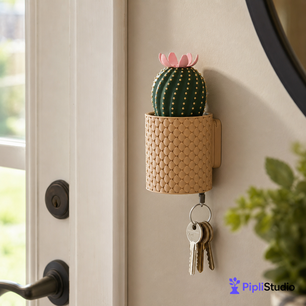 cacti-keys-cactus-blooming-wall-mounted-keyholder