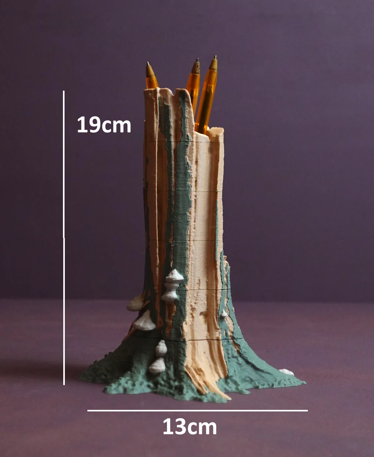 Tree Trunk Pencil/Pen Holder